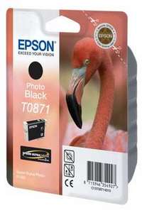 Original Epson T0871 Photo Black Ink Cartridge
