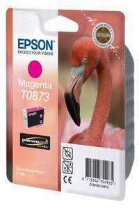 Original Epson T0873 Magenta Ink Cartridge
