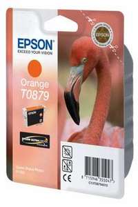 Epson Original T0879 Orange Ink Cartridge
