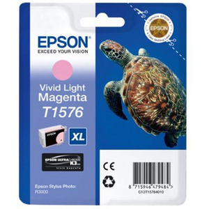 Original Epson T1576 Light Magenta Ink Cartridge 