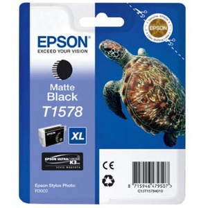 Original Epson T1578 Matte Black Ink Cartridge  