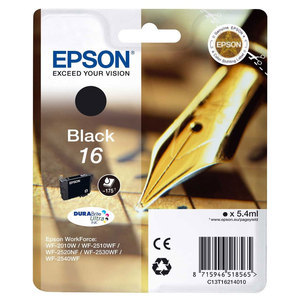 
	Epson Original T1621 Black Ink Cartridge (Series 16)
