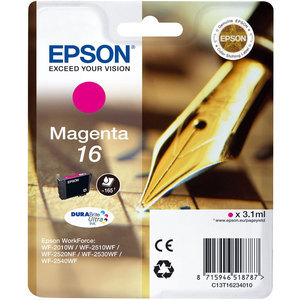 
	Epson Original T1623 Magenta Ink Cartridge (Series 16)
