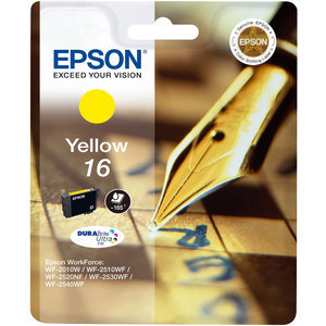 Original Epson 16 Yellow Ink Cartridge (T1624)