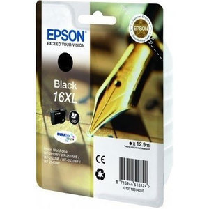 
	Epson Original T1631 Black High Capacity Ink Cartridge (16XL)
