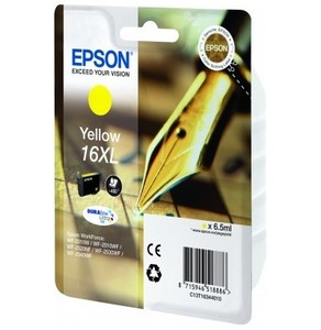 Original Epson 16XL Yellow High Capacity Ink Cartridge (T1634)