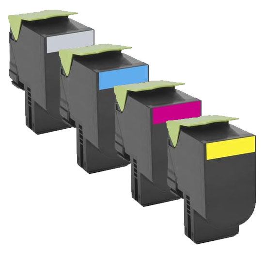 Compatible Lexmark C540H1 Toner Cartridge Multipack Black/Cyan/Magenta/Yellow 