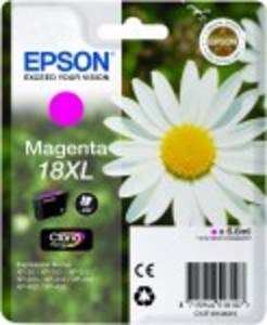 Epson Original 18XL High Capacity Magenta Ink Cartridge (C13T18134010)