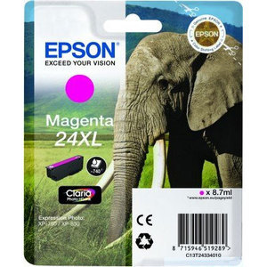 
	Epson Original T2433 Magenta High Capacity Ink Cartridge (24XL)
