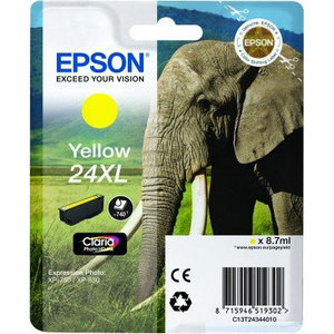 
	Epson Original T2434 Yellow High Capacity Ink Cartridge (24XL)
