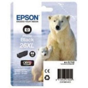 Original Epson 26XL Photo Black High Capacity Ink Cartridge (T2631)