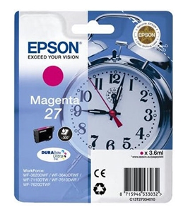 
	Epson Original T2703 Magenta Ink Cartridge (C13T27034010)
