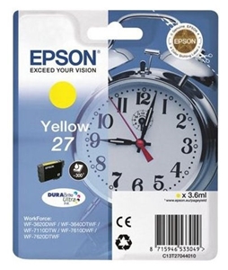 Original Epson 27 Yellow Ink Cartridge (T2704)