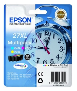 
	Epson Original T2715 High Capacity Pack Of 3 Ink Cartridge (Cyan/Magenta/Yellow)
