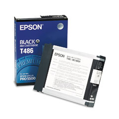 Original Epson T486 Black Ink Cartridge 
