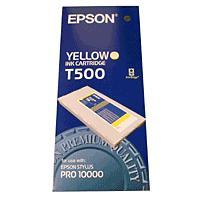 Original Epson T500 Yellow Ink Cartridge 
