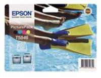 Epson Original T5846 Picturepack - Ink Cartridge + Paper 
