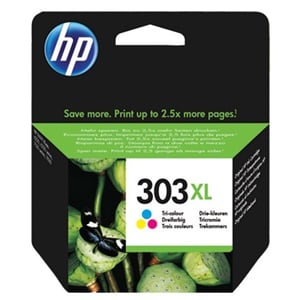 Original HP 303XL Tri-Colour High Capacity Inkjet Cartridge (T6N03AE)