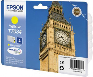 Epson Original T7034 Yellow Ink Cartridge
