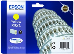 Original Epson 79XL Yellow High Capacity Ink Cartridge (C13T79044010)