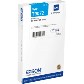 Original Epson T9072 XXL Cyan Extra High Capacity Inkjet Cartridge (C13T907240)