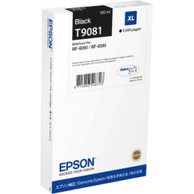 Original Epson T9081 Black High Capacity Inkjet Cartridge (C13T908140)