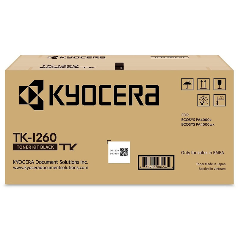 Original Kyocera TK-1260 Black Toner Cartridge
