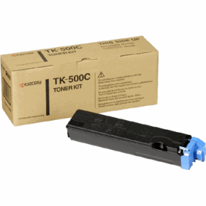 Original Kyocera TK-500C Cyan Toner Cartridge