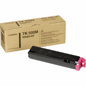 Original TK-500M Kyocera Magenta Toner Cartridge
