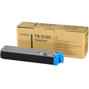 Original TK-510C Kyocera Cyan Toner Cartridge