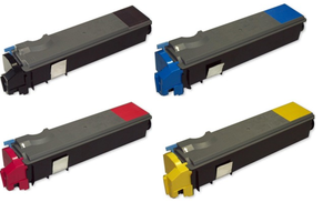 Compatible Kyocera TK-520C Pack Of 4 Cartridges (Black/Cyan/Magenta/Yellow)