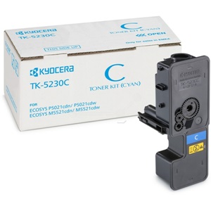 Original Kyocera TK-5230C Cyan Toner Cartridge (1T02R9CNL0)
