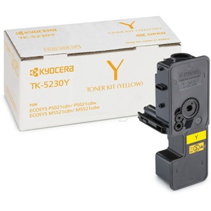 Kyocera Original TK-5230Y Yellow Toner Cartridge (1T02R9ANL0)