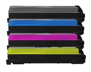 Compatible Kyocera TK540 Set Of 4 Toner Cartridges (Black,Cyan,Magenta,Yellow)