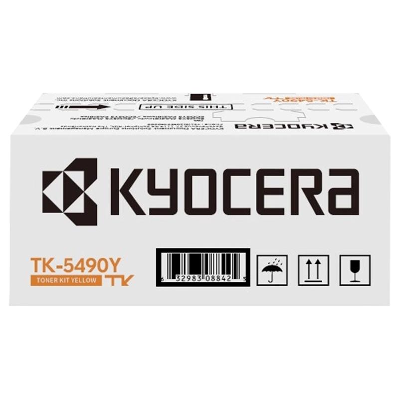 Original Kyocera TK-5490Y Yellow Toner Cartridge