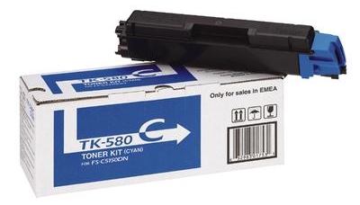 Kyocera Original TK580C Cyan Toner Cartridge (TK-580C)