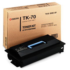 Original TK-70 Kyocera Black Toner Cartridge