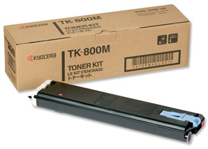 Original Kyocera TK-800M Magenta Toner Cartridge