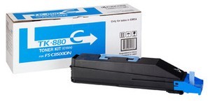 
	Kyocera Original TK880C Cyan Toner Cartridge
