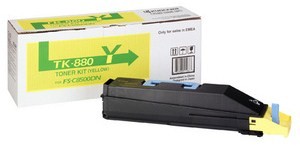 Original Kyocera TK-880Y Yellow Toner Cartridge