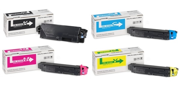 Original Kyocera TK-5150 Toner Cartridge Multipack (Black/Cyan/Magenta/Yellow)