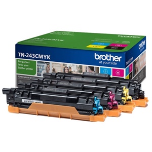 Brother Original TN-243 Four Colour Toner Cartridge Multipack (TN-243BK/C/M/Y)