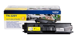 Brother Original TN329Y Extra High Capacity Yellow Toner Cartridge (TN-329Y)