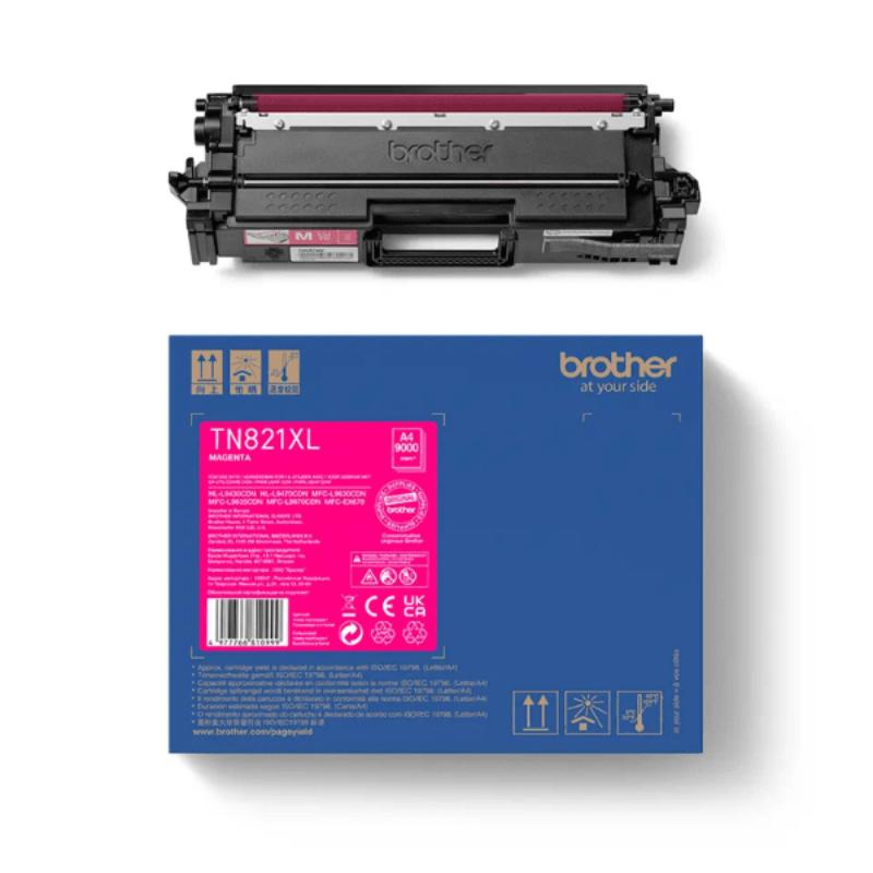 Original Brother TN-821XL Magenta Toner Cartridge