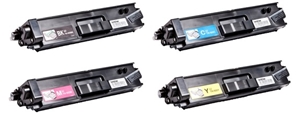 Brother Original TN900 Set of 4 Toner Cartridges (Black/Cyan/Magenta/Yellow)