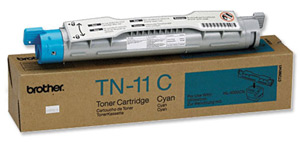 Original Brother TN11C Cyan Toner Cartridge