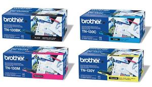 Original Brother TN130 Toner Cartridge Multipack (TN130BK/TN130C/TN130M/TN130Y)