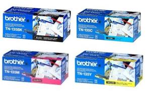 Brother Original TN135 Toner Cartridge Multipack (Black/Cyan/Magenta/Yellow)