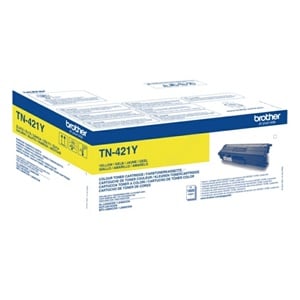 Brother Original TN-421Y Yellow Toner Cartridge (TN421Y)