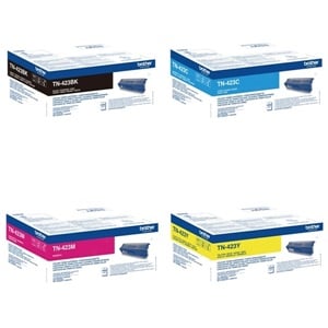 Brother Original TN-423 4 Colour High Capacity Toner Cartridge Multipack (TN423BK/C/M/Y)